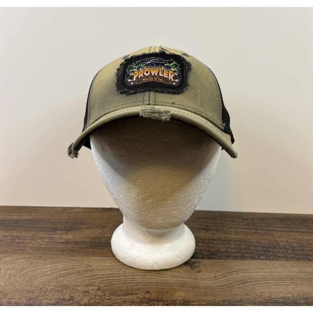 Worlds Of Fun Prowler Roller Coaster Kansas City Baseball Trucker Hat Cap